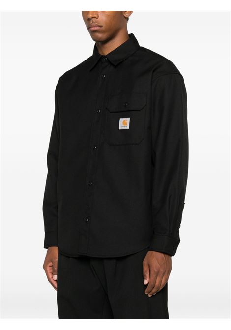 l/s ray shirt man black CARHARTT WIP | I03562689.01